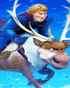 kristoff-frozen-animation-paint-by-number