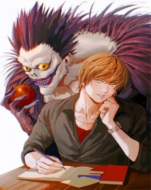 light-yagami-death-note-paint-by-number