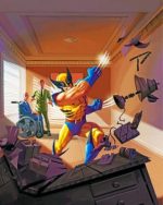 Mad Wolverine Paint by numbers