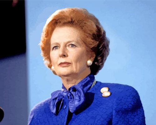 Margaret Thatcher paint by numbers