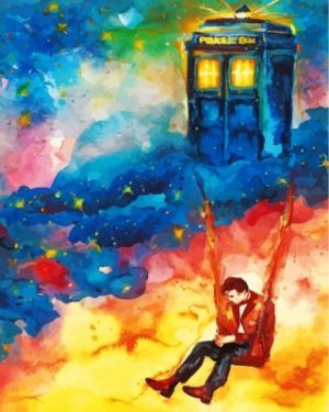 Matt Smith Doctor Who paint by numbers