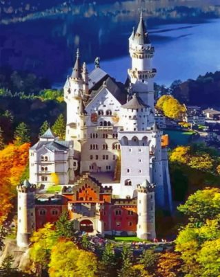Neuschwanstein Castle Paint by numbers