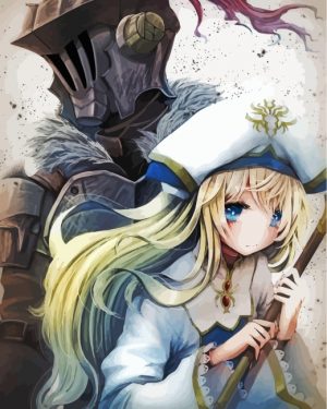priestess goblin slayer anime paint by number