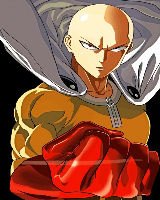 saitama-one-punch-man-paint-by-number