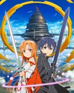 Sword Art Online paint by numbers