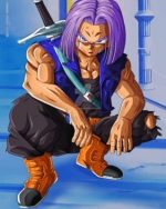 Trunks Dragon Ball paint by numbers