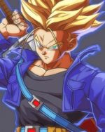 Trunks Dragon Ball paint by numbers