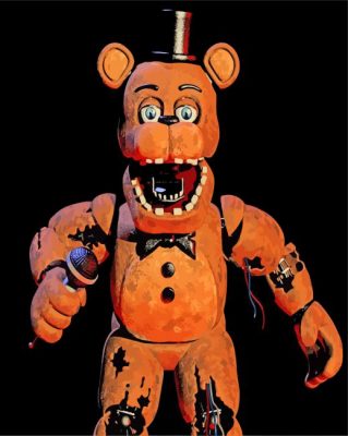 withered freddy paint by numbers