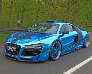 2013 Audi R8 paint by numbers