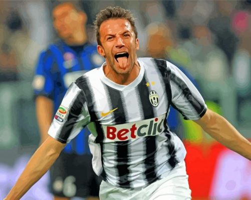 Alessandro Del Piero Football Player paint by number
