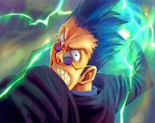 Angry leorio hunter x hunter paint by number