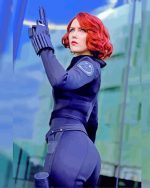 Black Widow Natasha Romanoff Character paint by number