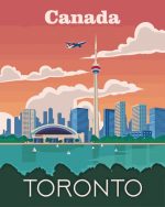 Canada Toronto paint by numbers