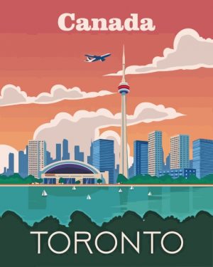Canada Toronto paint by numbers