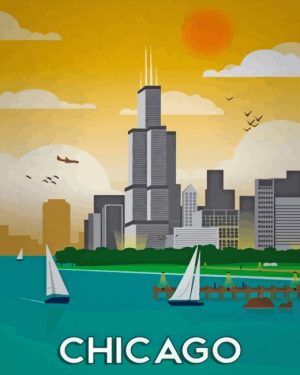 Chicago Poster pain by numbers
