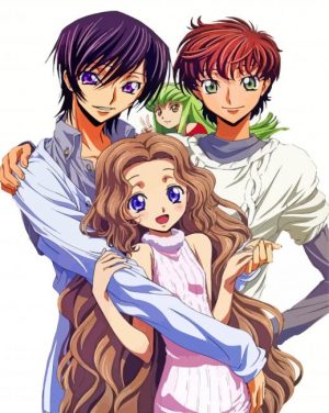 Code Geass japanese anime paint by number