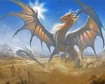 Fantasy White Dragon Paint by numbers
