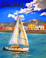 Galway Ireland Poster paint by number
