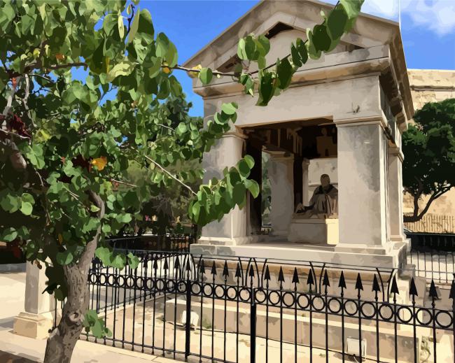 Hastings Garden Malta Sliema paint by numbers