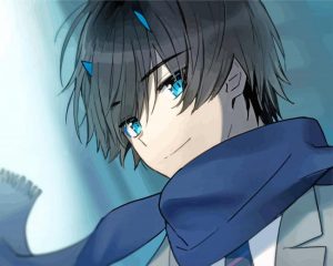 Hiro From Darling In The Franxx paint by number