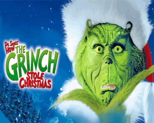 How The Grinch Stole Christmas Film paint by numbers
