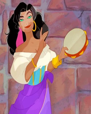 Hunchback of Notre Dame paint by numbers