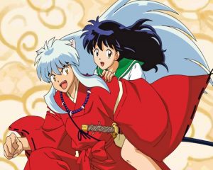 Inuyasha And Kikyo paint by numbers