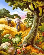 July Hay By thomas hart benton paint by numbers