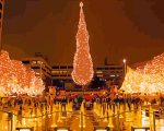 Kansas City Christmas Lights paint by numbers