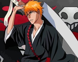 Kurosaki Bleach Anime Paint by numbers