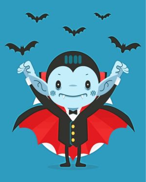 Little Vampire paint by numbers