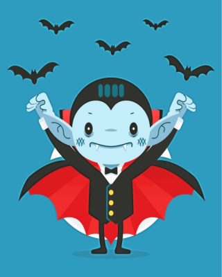 Little Vampire paint by numbers