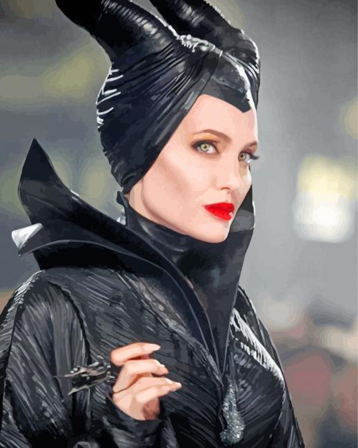 Maleficent paint by numbers