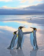 Penguins Birds paint by numbers