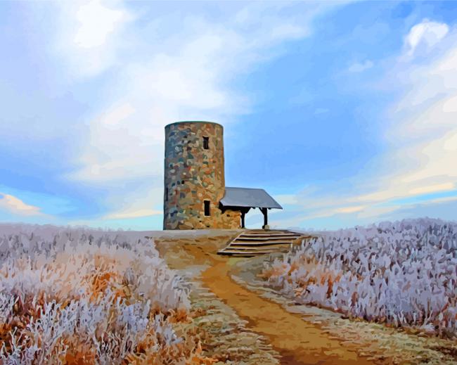 Pilot Knob State Park Lowa paint by numbers