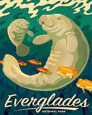 Seadogs Everglades National Park paint by number