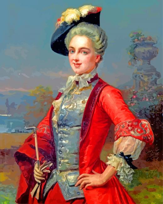 The Amazon Of Perugia paint by number