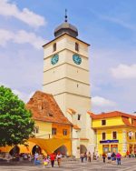 The Council Tower Transylvania paint by numbers