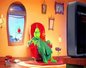 The Grinch paint by numbers