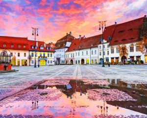 The Large Square Transylvania paint by number