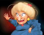 The Witch Yubaba paint by number