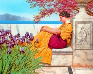 Under The Blossom That Hangs On The Bough william godward paint by number