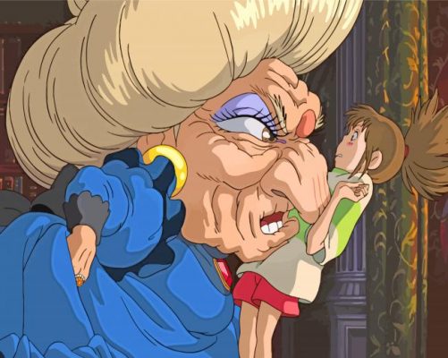 Yubaba Witch paint by numbers