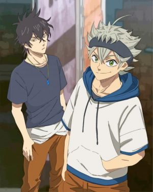 Yuno And asta paint by numbers