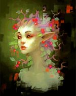 Aesthetic Nymph paint by numbers