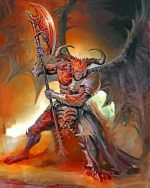 aesthetic demon paint by number