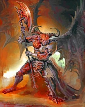 aesthetic demon paint by number