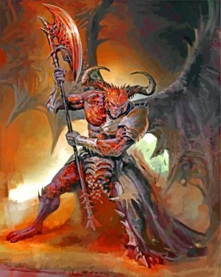 aesthetic demon paint by number