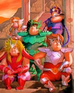 Aesthetic Fat Heroes Paint by number