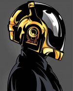 daft punk pop art paint by numbers